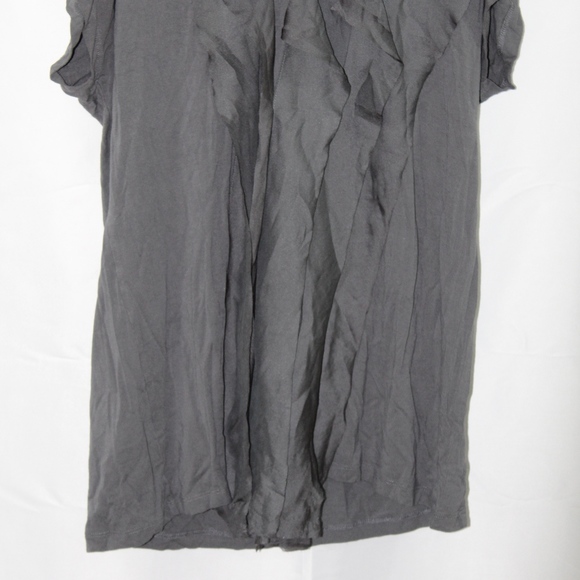 V-Neck Ruffled T-Shirt - Picture 2 of 3